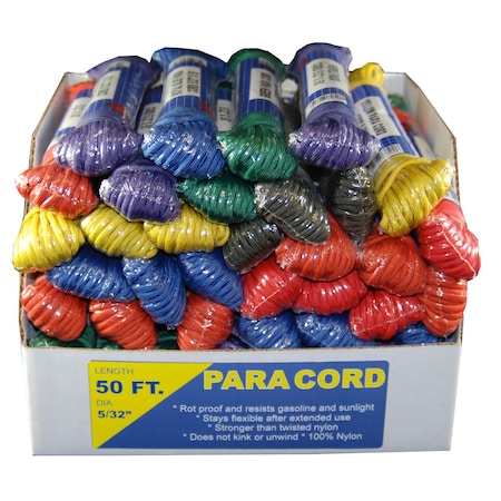 T.W. Evans Cordage Co. 50 ft. Paracord Display Hank 79-599